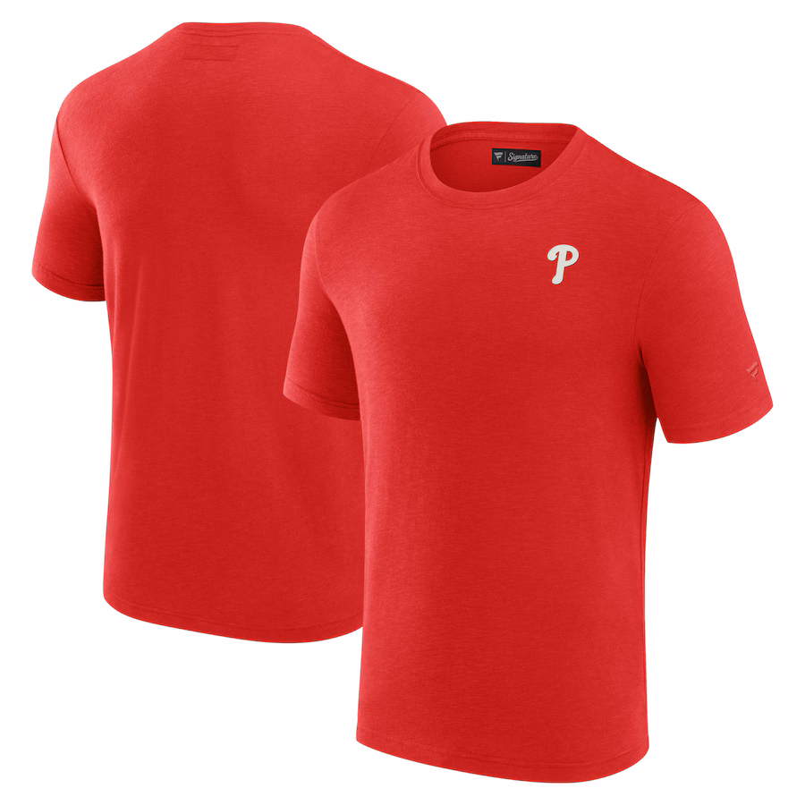 Men's Philadelphia Phillies Fanatics Red Modal Short Sleeve T-Shirt - ujerseystore