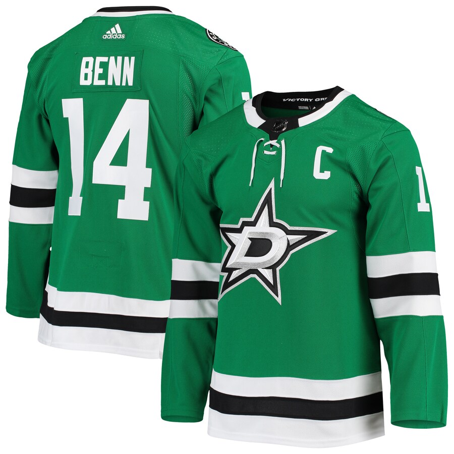 Men's Dallas Stars Jamie Benn adidas Kelly Green Home Primegreen Authentic Pro Player Jersey - ujerseystore