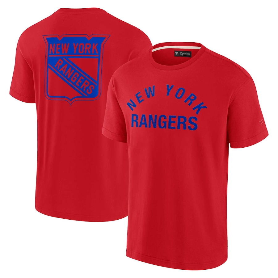 Unisex New York Rangers Fanatics Red Elements Super Soft Short Sleeve T-Shirt - ujerseystore