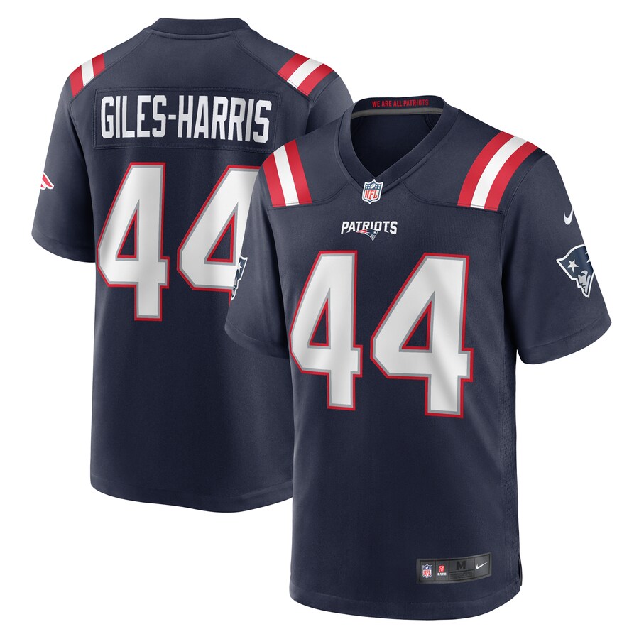 Men's New England Patriots Joe Giles-Harris Nike  Navy Team Game Jersey - ujerseystore