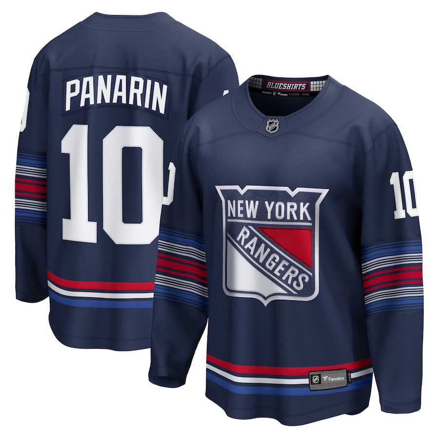 Men's New York Rangers Artemi Panarin Fanatics Navy Alternate Premier Breakaway Player Jersey - ujerseystore