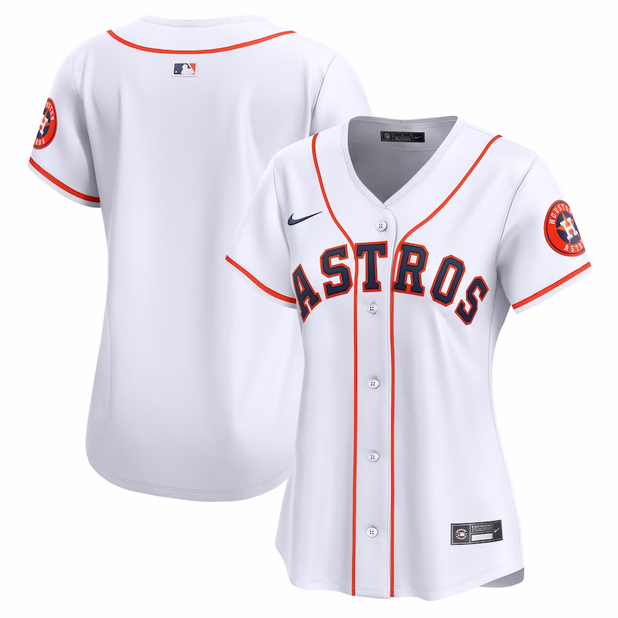 Women's Houston Astros Nike White Home Limited Jersey - ujerseystore