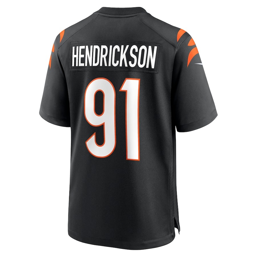 Men's Cincinnati Bengals Trey Hendrickson Nike Black Game Jersey - ujerseystore