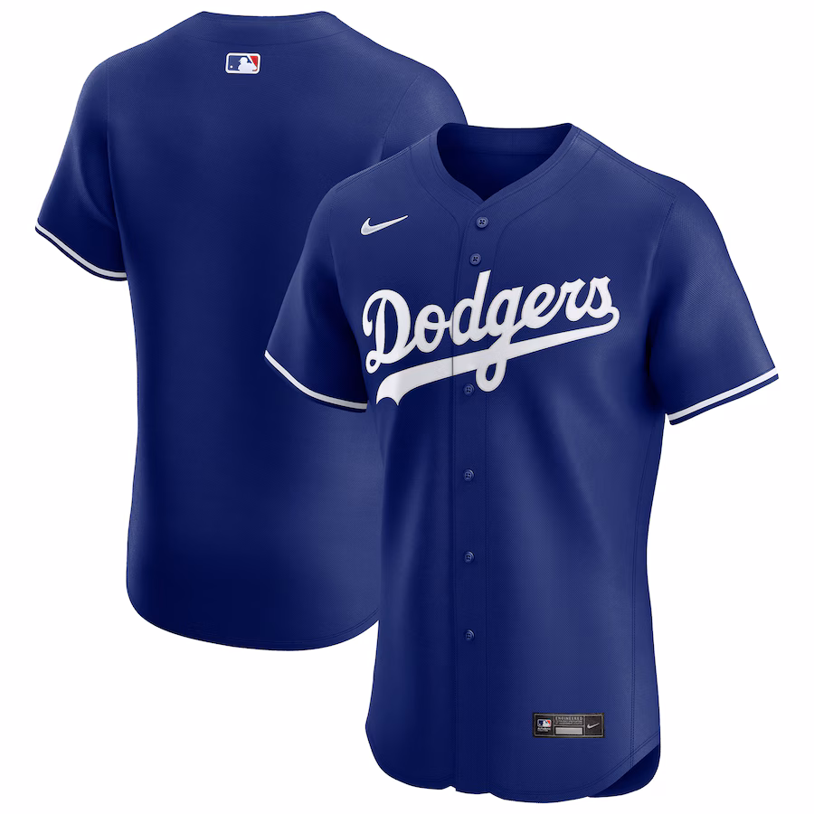 Men's Los Angeles Dodgers Nike Royal Alternate Elite Jersey - ujerseystore