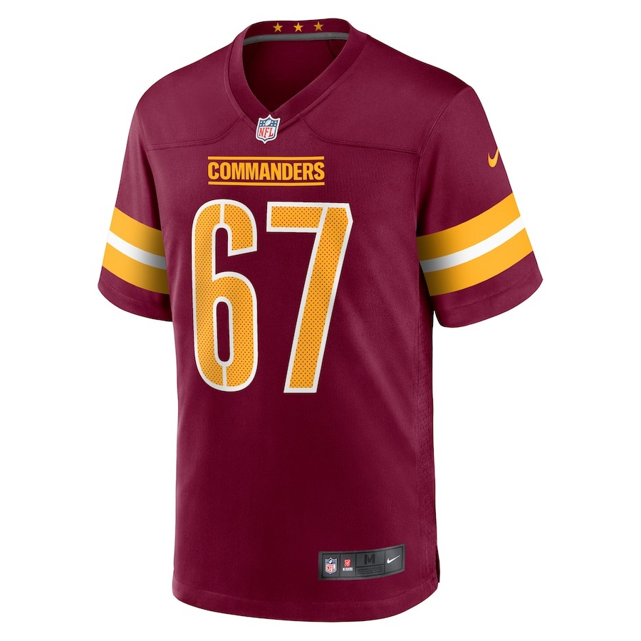 Men's Washington Commanders Nick Allegretti Nike  Burgundy  Game Jersey - ujerseystore