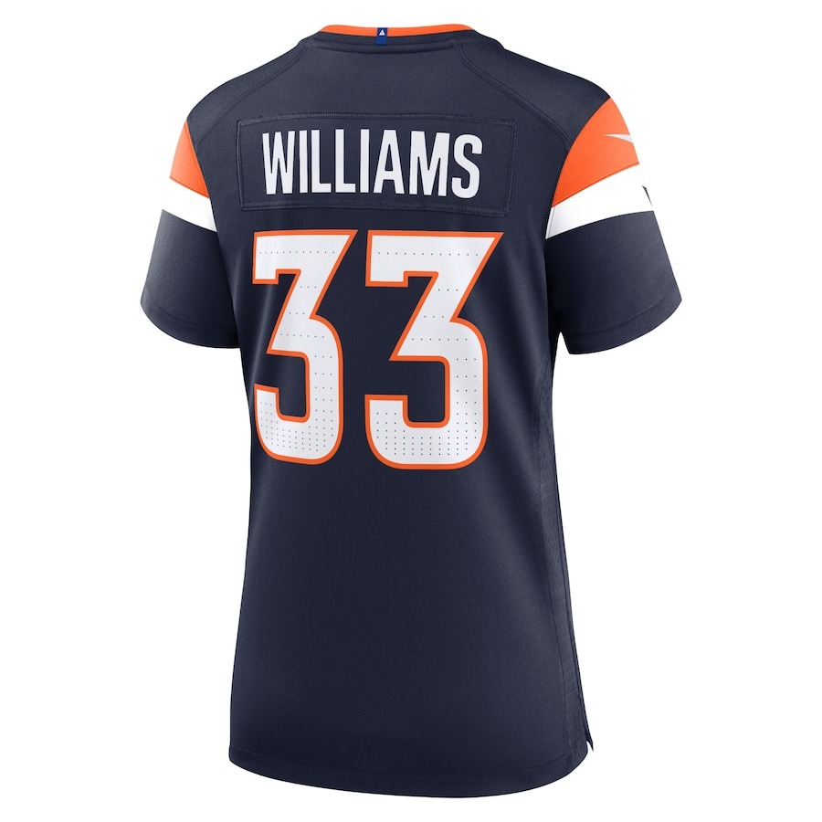 Women's Denver Broncos Javonte Williams Nike Navy Alternate Game Jersey - ujerseystore