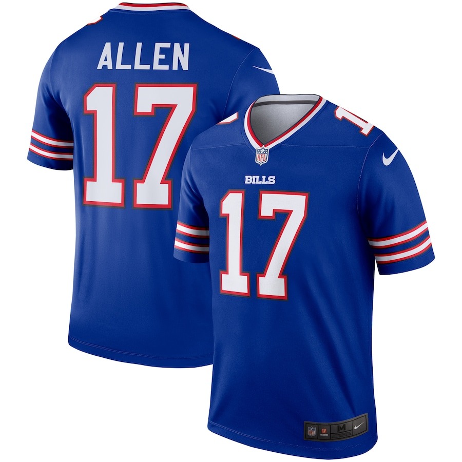 Men's Buffalo Bills Josh Allen Nike Royal Legend Jersey - ujerseystore