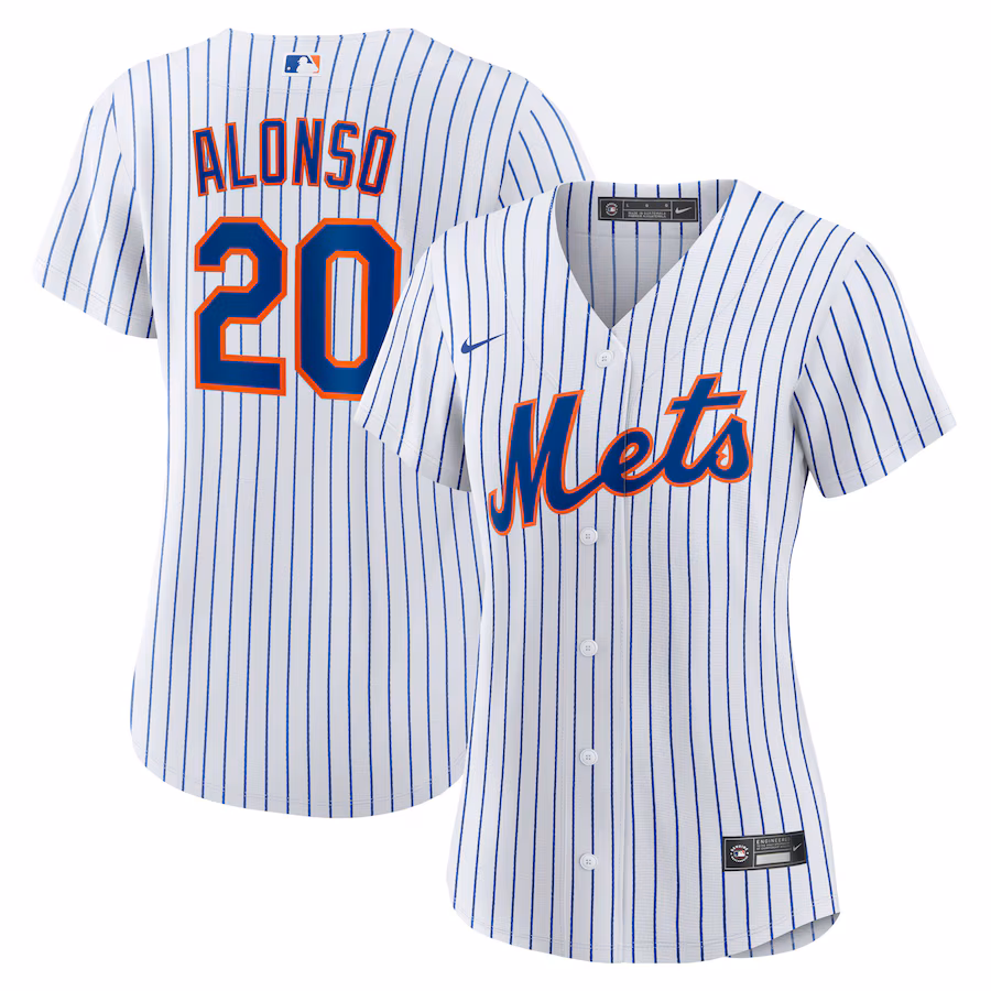 Women's New York Mets Pete Alonso Nike White Home Replica Player Jersey - ujerseystore