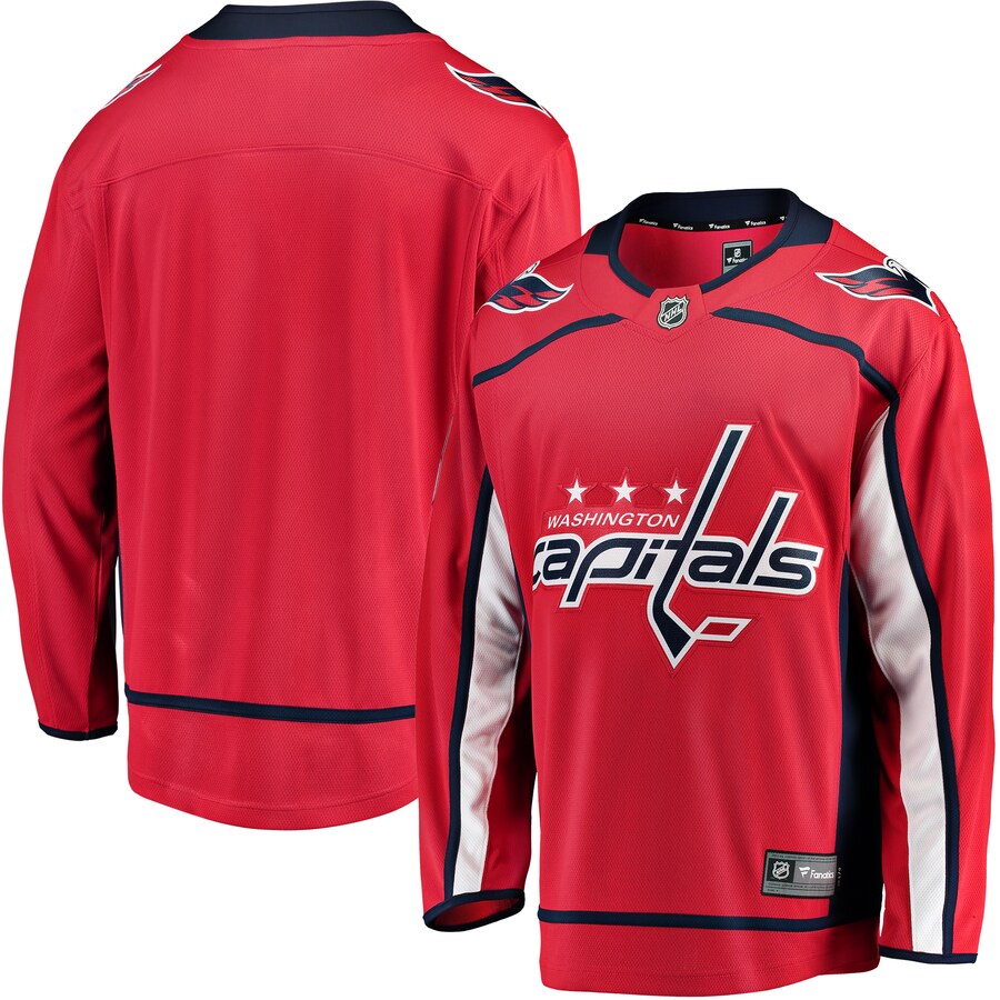 Men's Washington Capitals Fanatics Branded Red Breakaway Home Jersey - ujerseystore