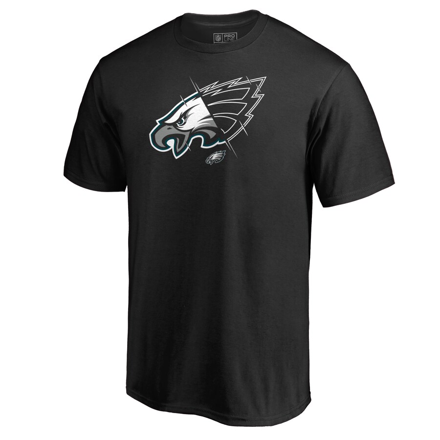 Men's Philadelphia Eagles Black X-Ray T-Shirt - ujerseystore