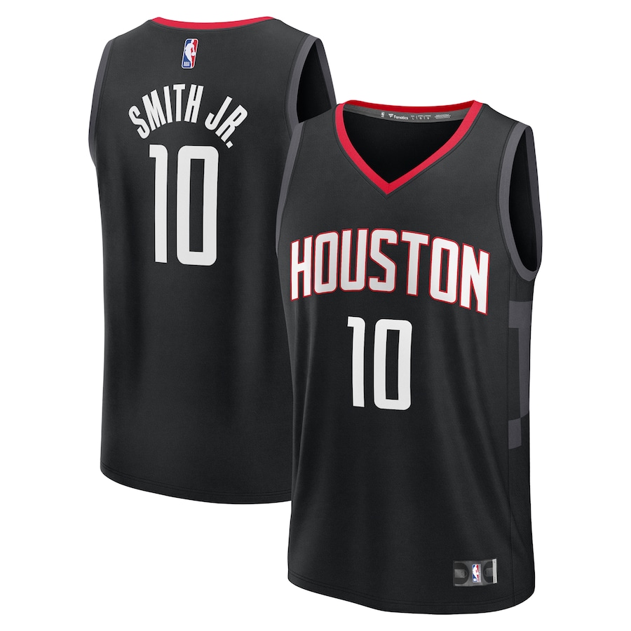 Youth Houston Rockets Jabari Smith Jr. Fanatics Black Fast Break Replica Player Jersey - Statement Edition - ujerseystore