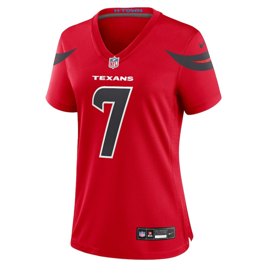 Women's Houston Texans C.J. Stroud Nike Red Alternate Game Jersey - ujerseystore