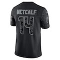 Men's Seattle Seahawks DK Metcalf Nike Black RFLCTV Limited Jersey - ujerseystore