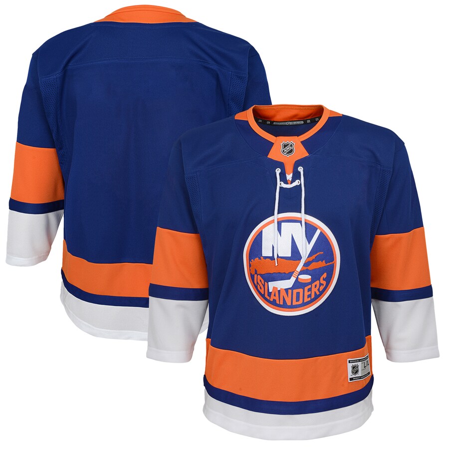 Youth New York Islanders Royal Home Premier Jersey - ujerseystore