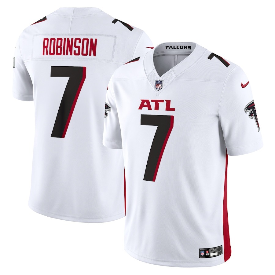 Men's Atlanta Falcons Bijan Robinson Nike White  Vapor F.U.S.E. Limited Jersey - ujerseystore