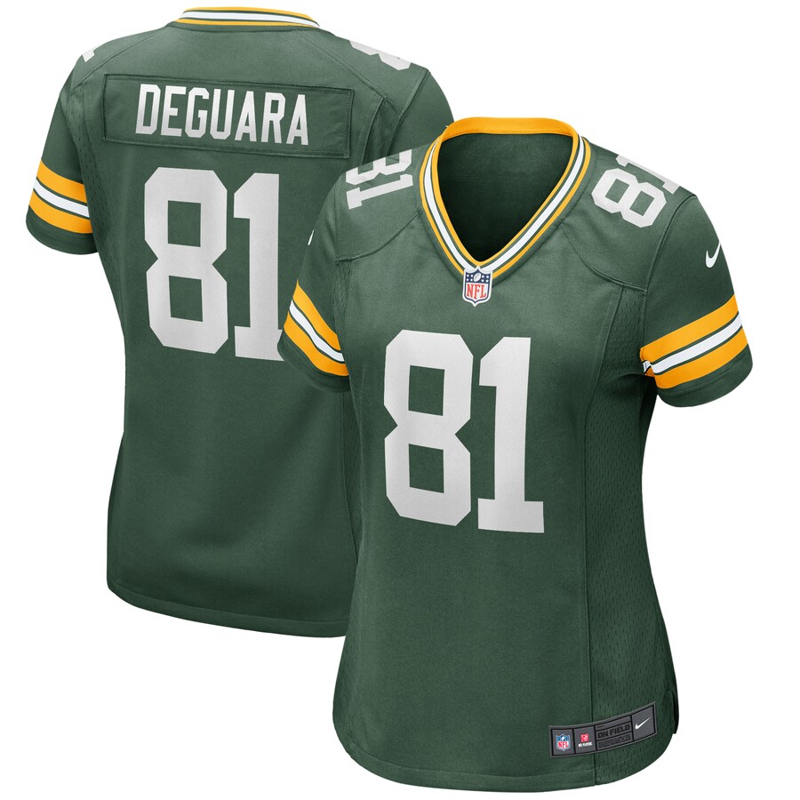 Women's Green Bay Packers Josiah Deguara Nike Green Game Jersey - ujerseystore