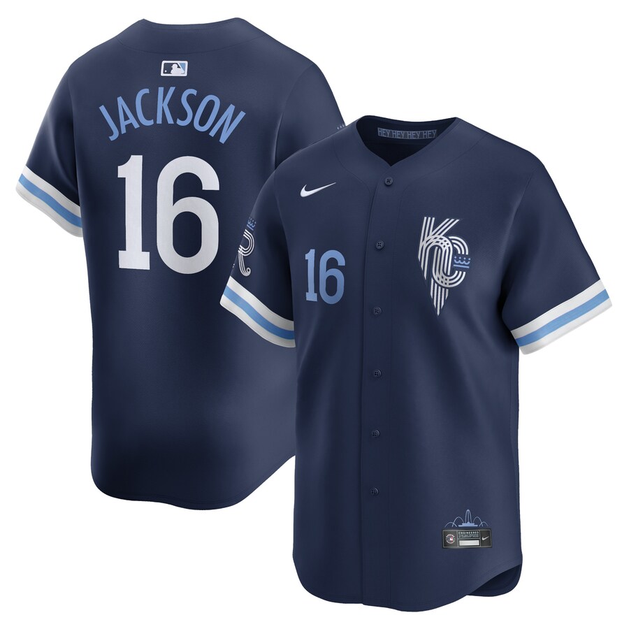 Men's Kansas City Royals Bo Jackson Nike Navy City Connect Retired Player Jersey - ujerseystore