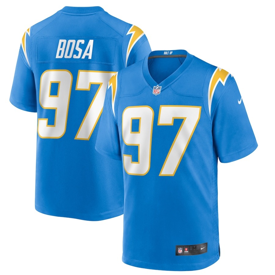 Men's Los Angeles Chargers Joey Bosa Nike Powder Blue Game Player Jersey - ujerseystore
