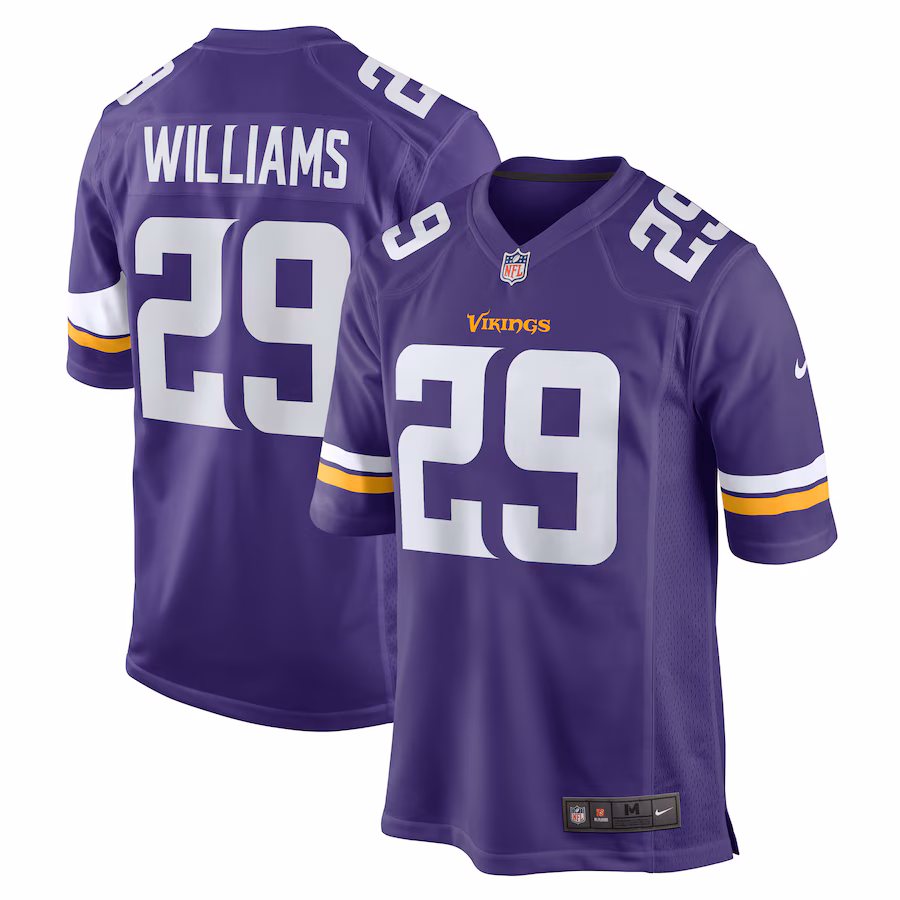 Women's Minnesota Vikings Joejuan Williams Nike Purple Game Jersey - ujerseystore