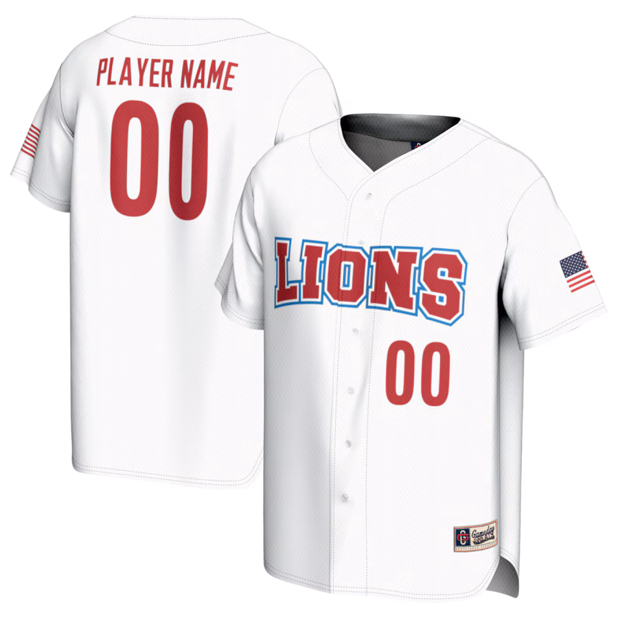Loyola Marymount Lions GameDay Greats NIL Pick-A-Player Lightweight Baseball Jersey - White - ujerseystore