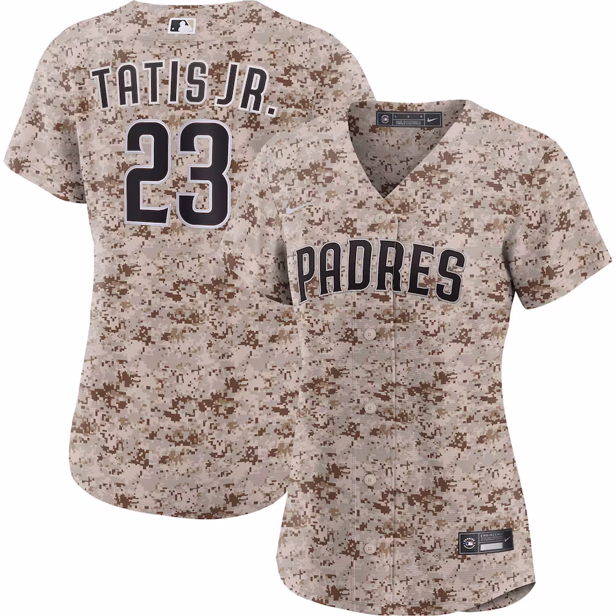 Women's San Diego Padres Fernando Tatis Jr. Nike Camo USMC Alternate Replica Player Jersey - ujerseystore
