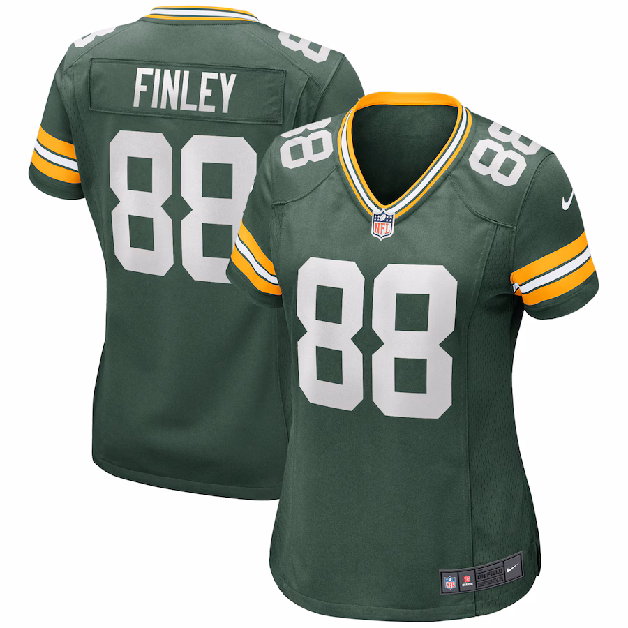 Women's Green Bay Packers Jermichael Finley Nike Green Game Retired Player Jersey - ujerseystore