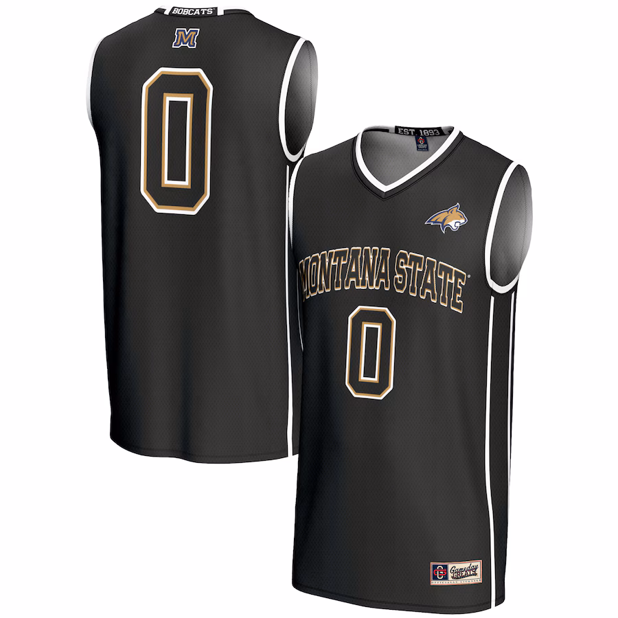 Unisex GameDay Greats #0 Black Montana State Bobcats Lightweight Basketball Jersey - ujerseystore