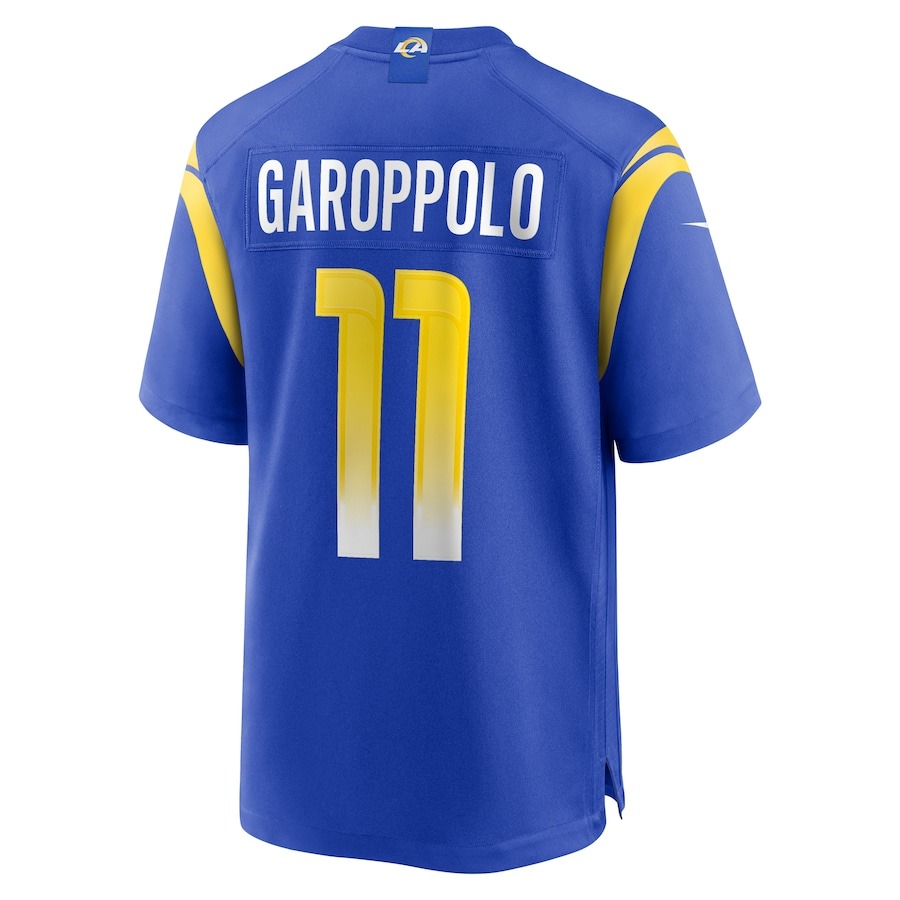 Men's Los Angeles Rams Jimmy Garoppolo Nike  Royal  Game Jersey - ujerseystore