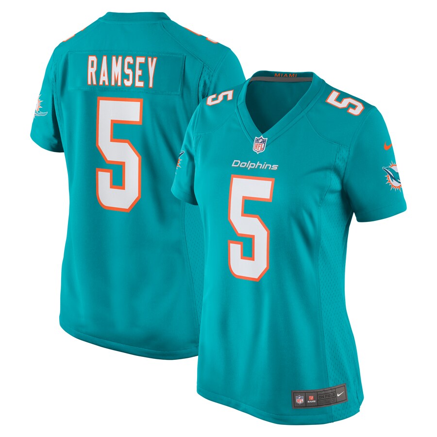 Women's Miami Dolphins Jalen Ramsey Nike Aqua Player Jersey - ujerseystore