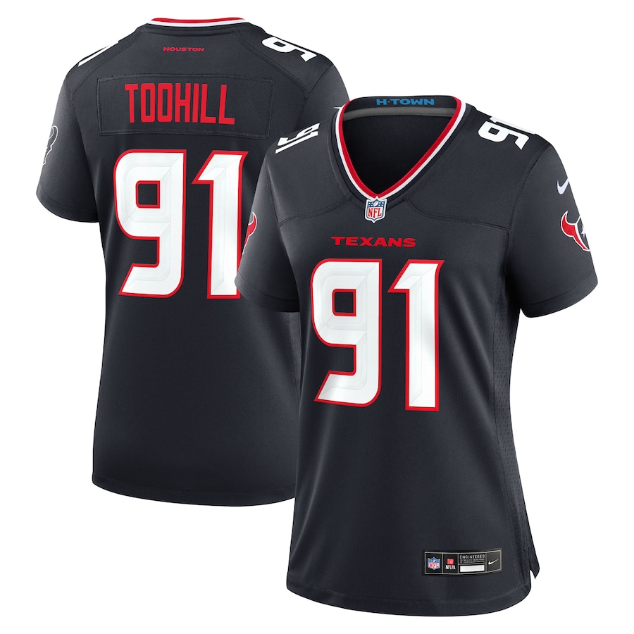Women's Houston Texans Casey Toohill Nike Navy Team Game Jersey - ujerseystore