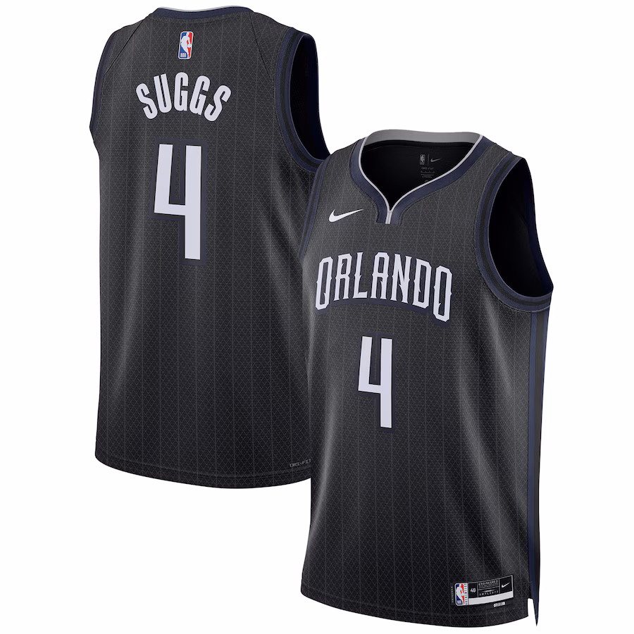 Unisex Orlando Magic Jalen Suggs Nike Black 2022/23 Swingman Jersey - City Edition - ujerseystore