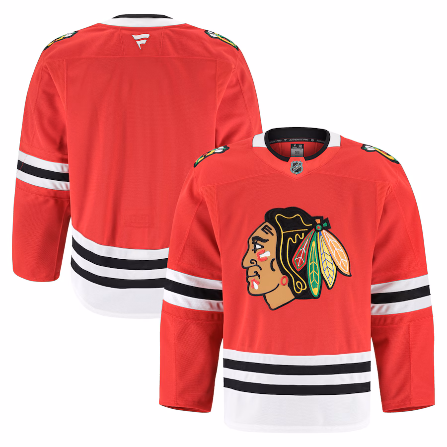 Men's Chicago Blackhawks Fanatics Red Home Authentic Pro Jersey - ujerseystore