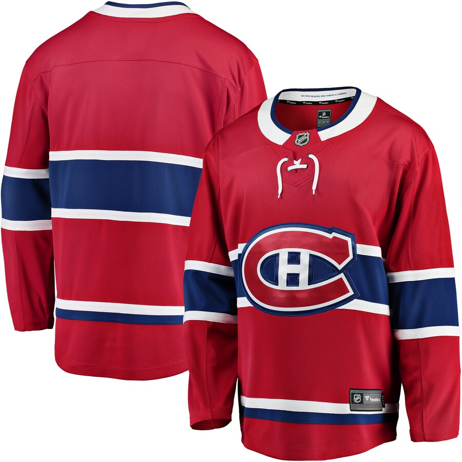Men's Montreal Canadiens Fanatics Branded Red Breakaway Home Jersey - ujerseystore