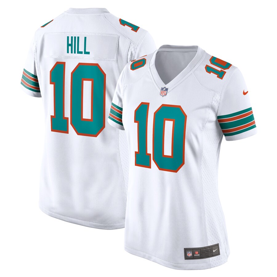 Women's Miami Dolphins Tyreek Hill Nike White Alternate Game Jersey - ujerseystore