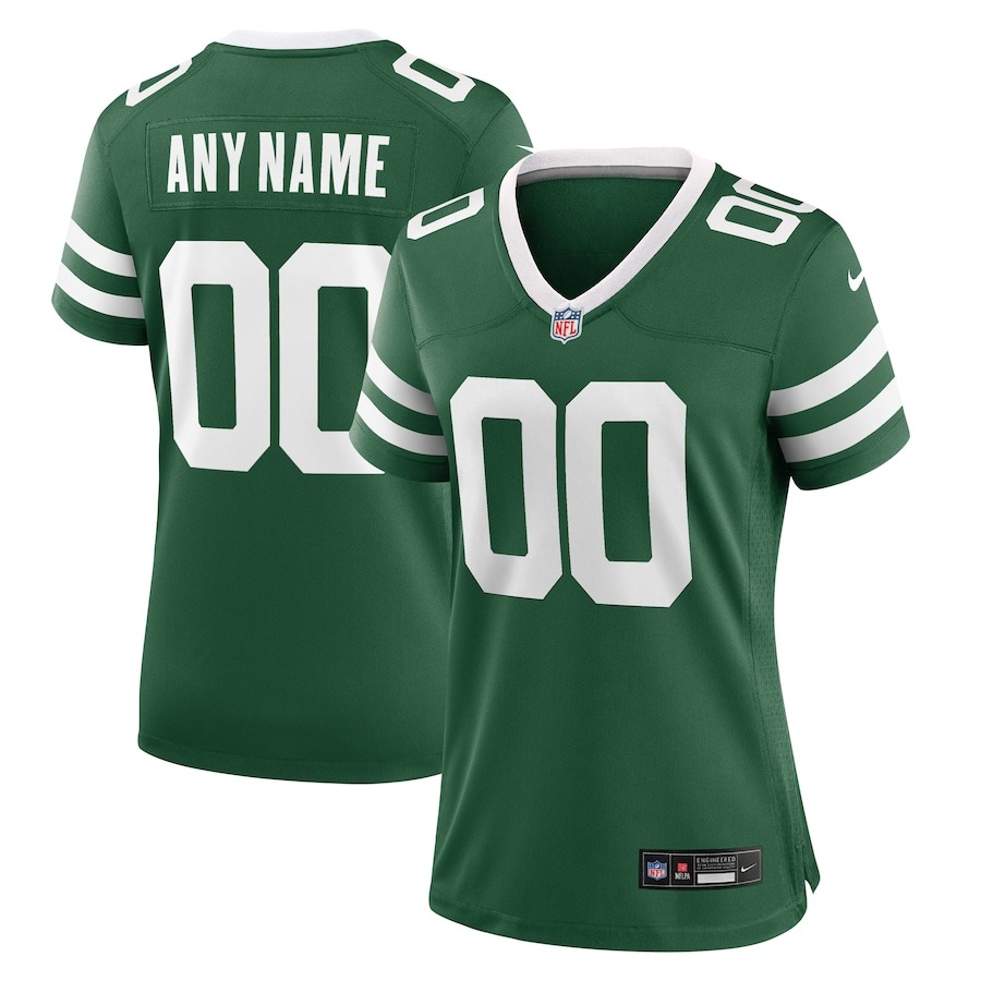 Women's New York Jets  Nike Legacy Green Custom Game Jersey - ujerseystore