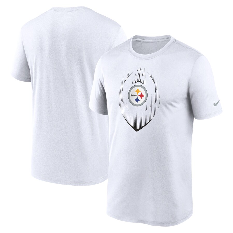 Men's Pittsburgh Steelers Nike White Primetime Legend Icon Performance T-Shirt - ujerseystore