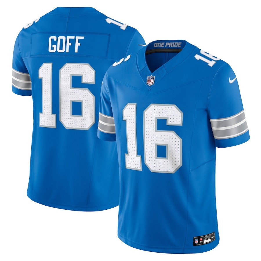 Men's Detroit Lions Jared Goff Nike Blue Vapor F.U.S.E. Limited Jersey - ujerseystore
