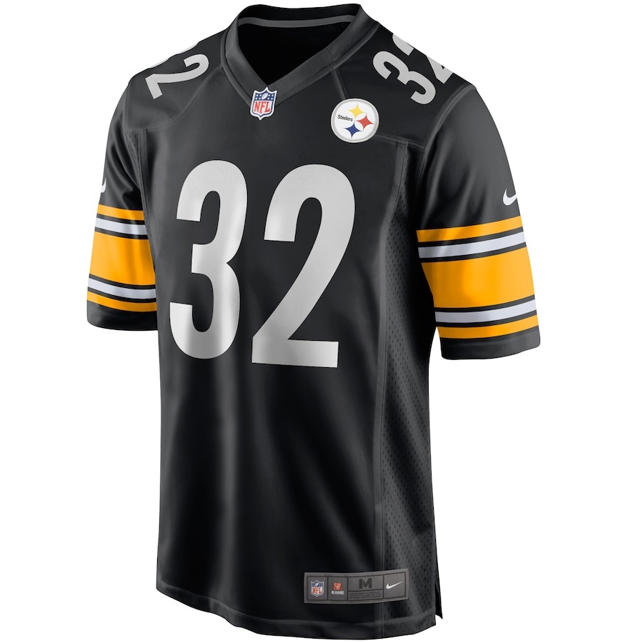 Men's Pittsburgh Steelers Franco Harris Nike Black Game Retired Player Jersey - ujerseystore