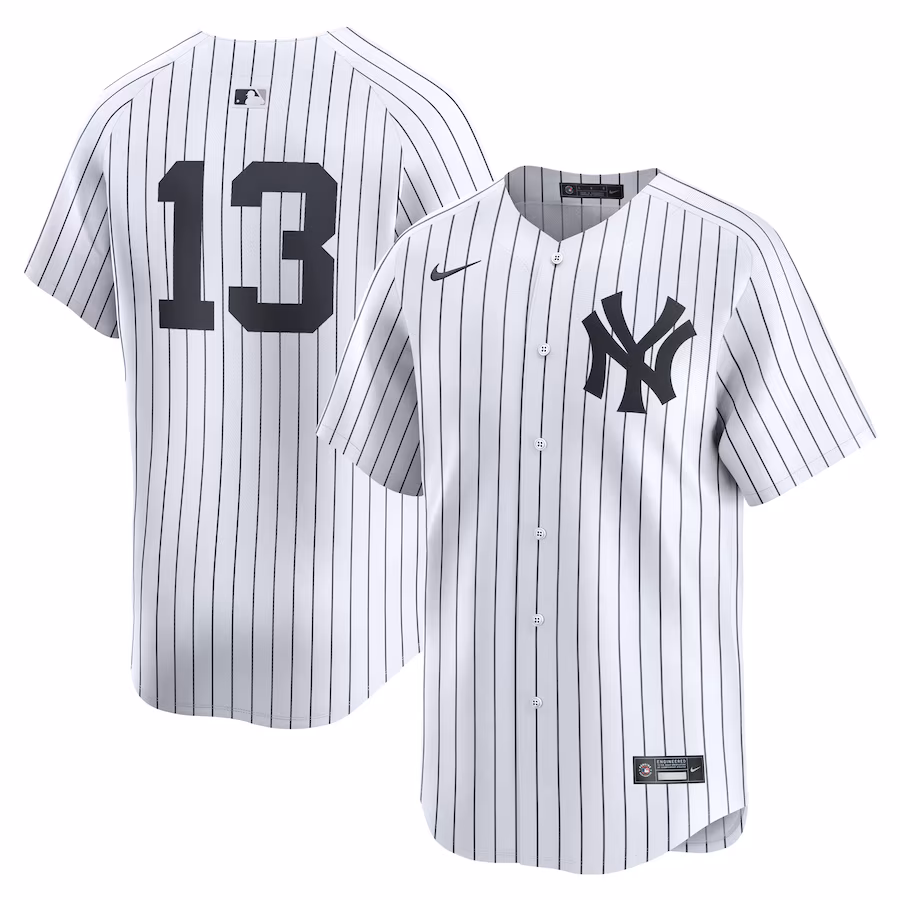 Men's New York Yankees Jazz Chisholm Jr. Nike White Home Limited Player Jersey - ujerseystore