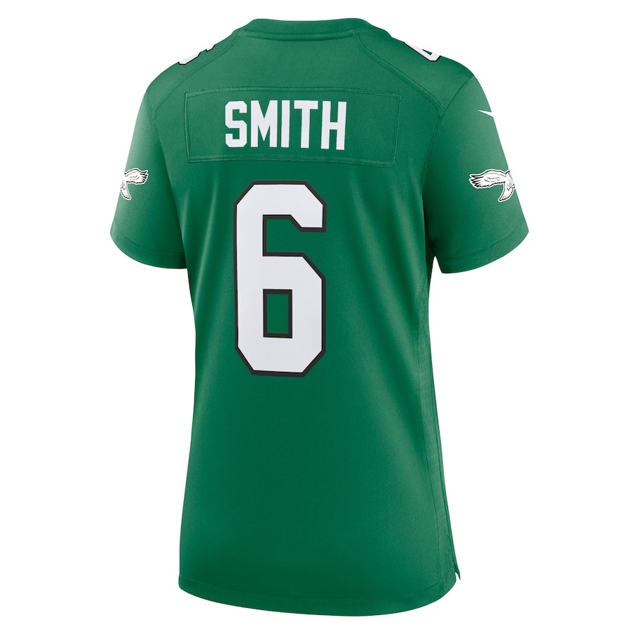 Women's Philadelphia Eagles DeVonta Smith Nike Kelly Green Player Jersey - ujerseystore