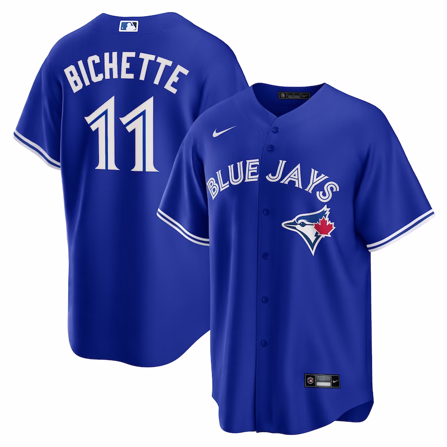 Men's Toronto Blue Jays Bo Bichette Nike Royal Alternate Replica Player Name Jersey - ujerseystore