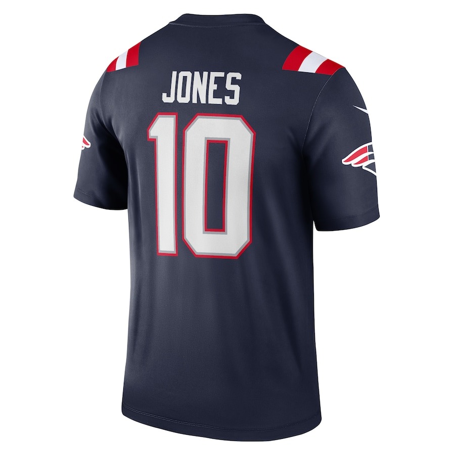 Men's New England Patriots Mac Jones Nike Navy Legend Jersey - ujerseystore