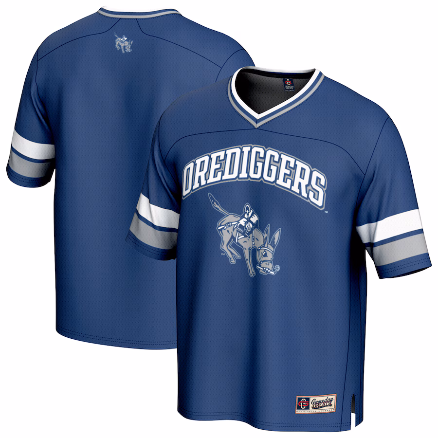 Youth GameDay Greats  Blue Colorado School of Mines Orediggers Spirit Football Jersey - ujerseystore