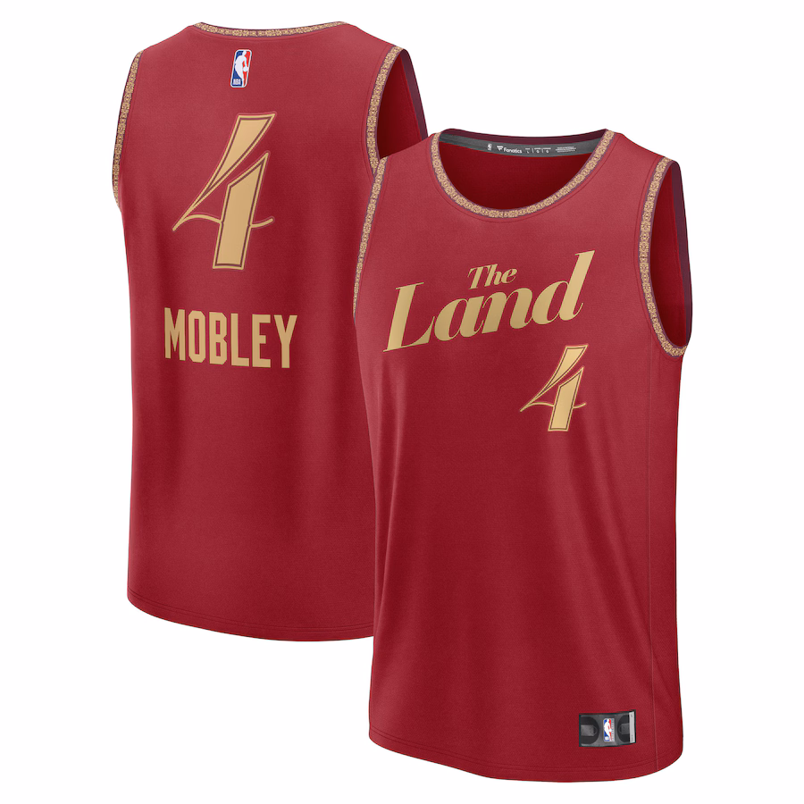 Men's Cleveland Cavaliers Evan Mobley Fanatics Wine Fast Break Jersey - City Edition - ujerseystore