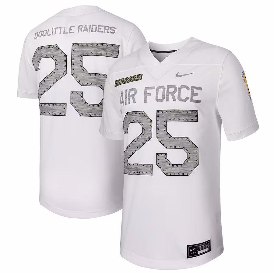 Men's Nike #25 White Air Force Falcons Untouchable Football Replica Jersey - ujerseystore
