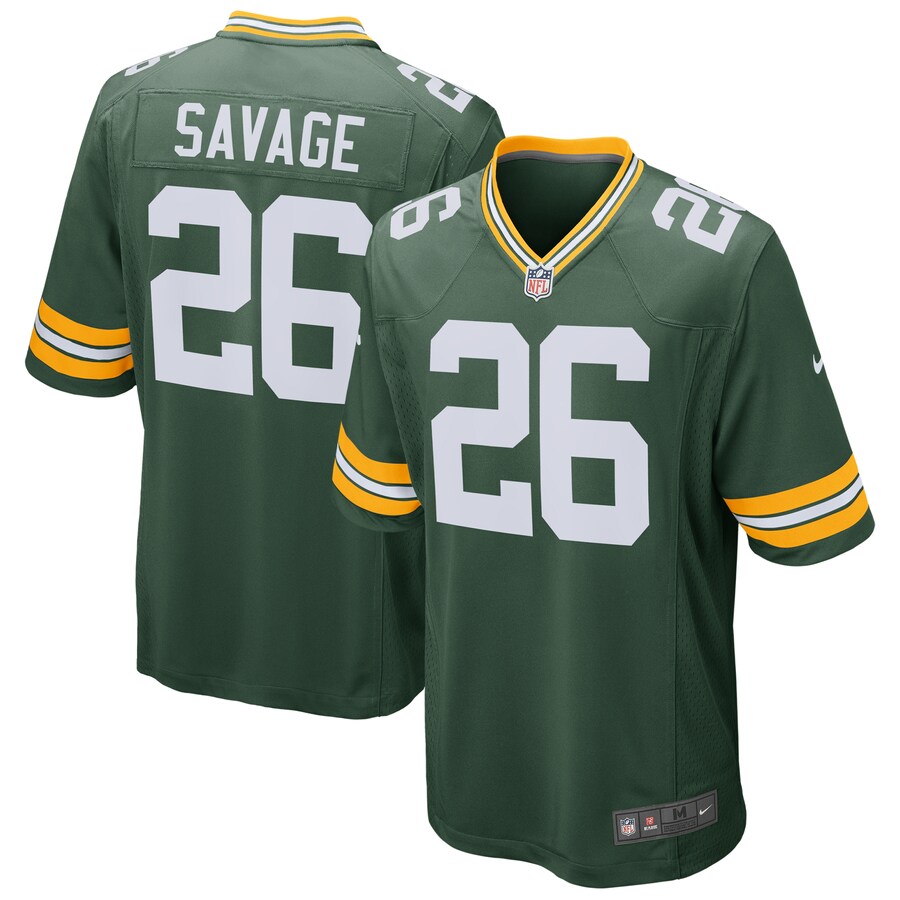 Men's Green Bay Packers Darnell Savage Nike Green Game Jersey - ujerseystore