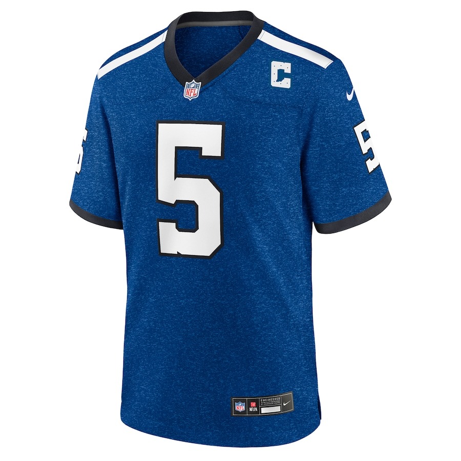 Men's Indianapolis Colts Anthony Richardson Nike Royal Indiana Nights Alternate Game Jersey - ujerseystore