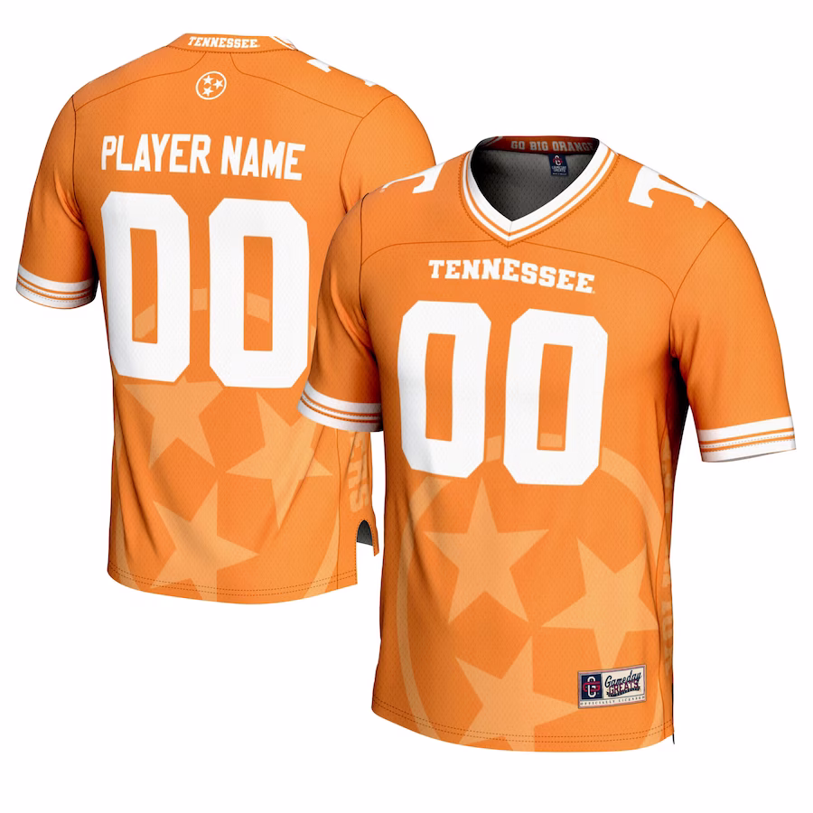 Tennessee Volunteers GameDay Greats Icon Print NIL Pick-A-Player Football Jersey - Tennessee Orange - ujerseystore