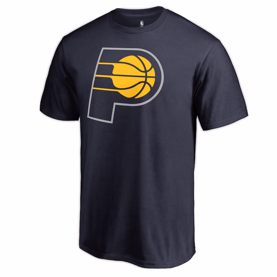 Men's Indiana Pacers Navy Primary Logo T-Shirt - ujerseystore