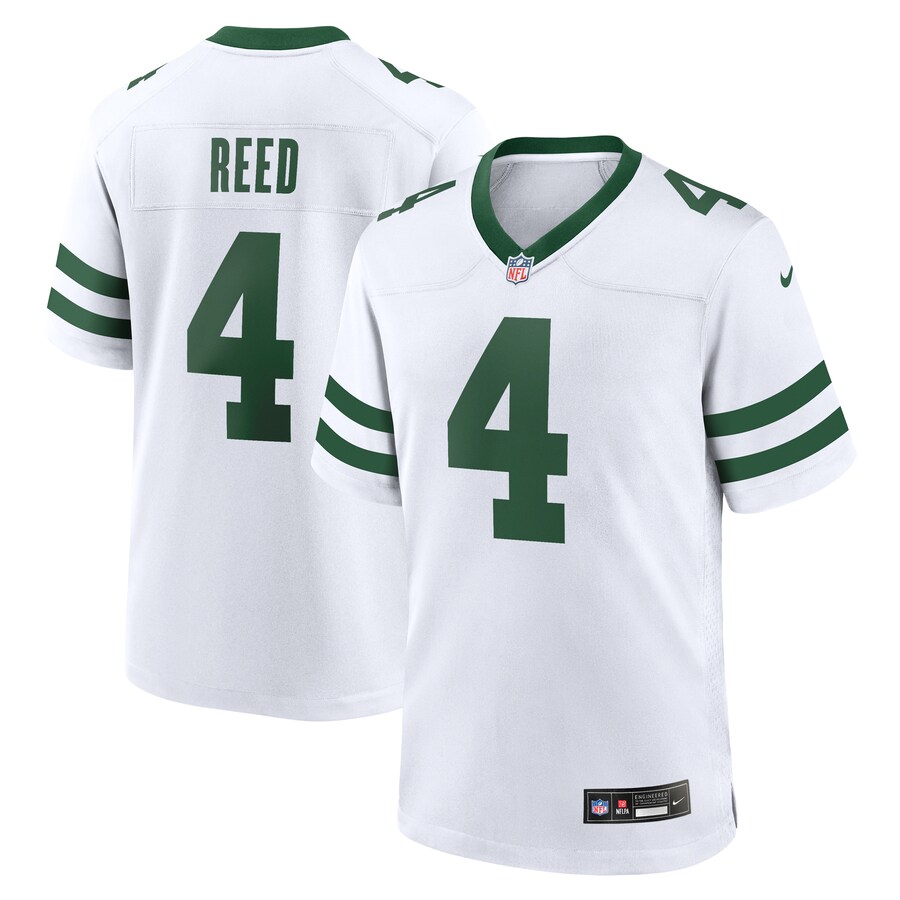Men's New York Jets D.J. Reed Nike White Legacy Player Game Jersey - ujerseystore